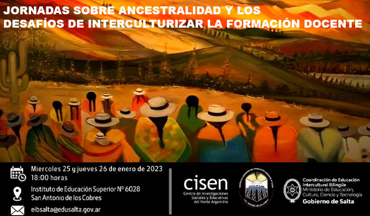Imágen: Jornadas sobre ancestralidad andina y los desafíos de interculturalizar la formación docente