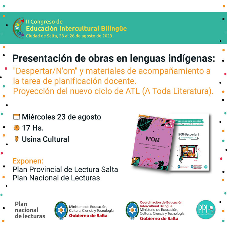Imagen Presentación de obras literarias y propuestas didácticas en lenguas indígenas
