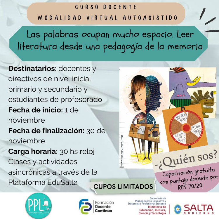 Imagen: Curso sobre literatura con puntaje docente