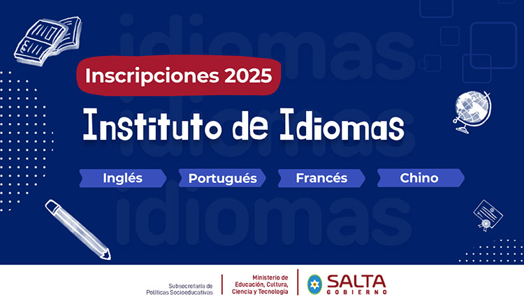 Imagen: Cronograma de inscripciones para el Instituto de Idiomas de Salta 2025