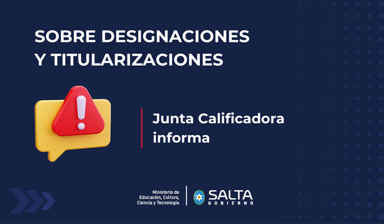 Imagen: Sobre las designaciones y titularizaciones