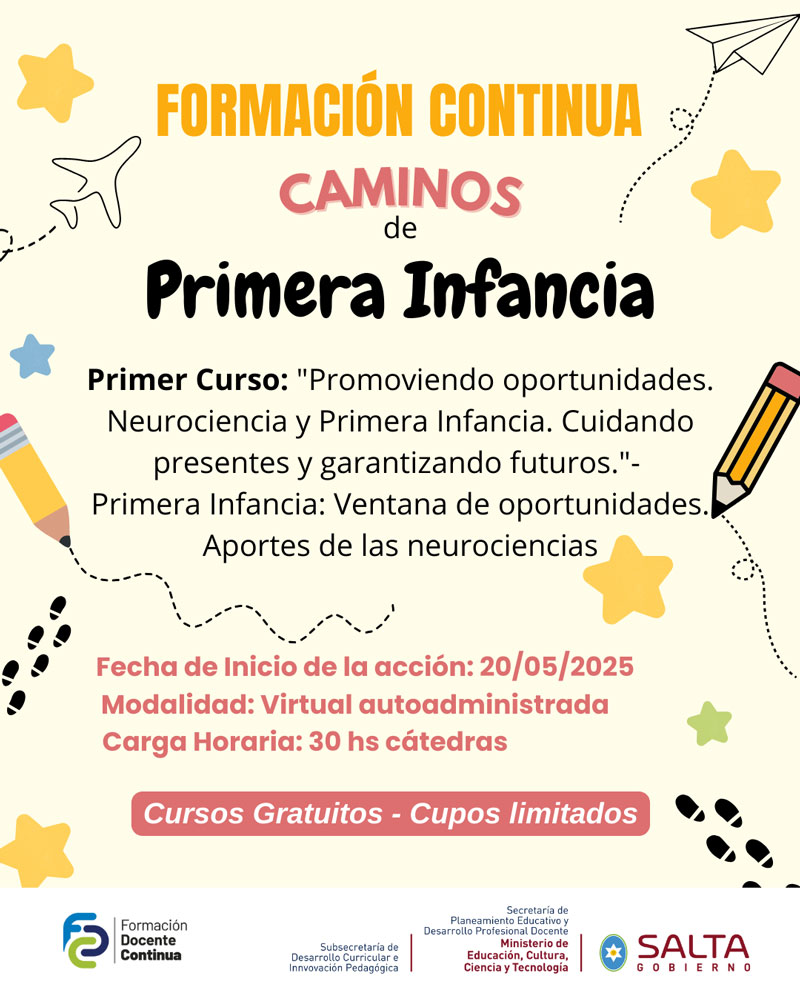 Se impulsa la Formación Continua “Caminos de Primera Infancia” Imagen: Se impulsa la Formación Continua “Caminos de Primera Infancia”