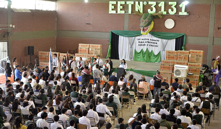 Fotografía: Inauguran obras en la Escuela de Educación Técnica N° 3131 Juana Azurduy de Gral. Güemes