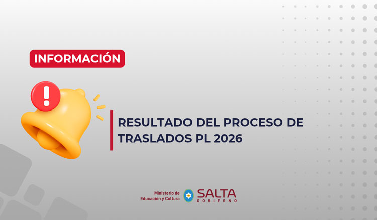 Imagen: Proceso de traslados Período Lectivo 2026
