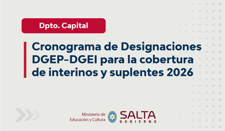 Imagen: Cronograma de Designaciones DGEP-DGEI