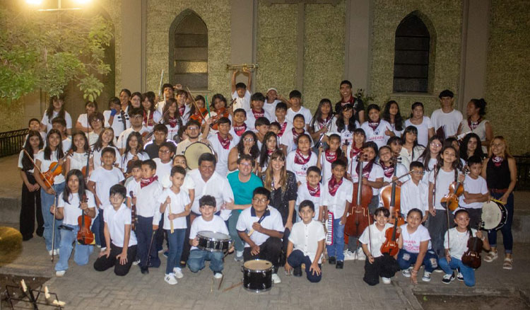 Fotografía: Niños y jóvenes de Orquestas y Coros participaron en un concierto en Güemes