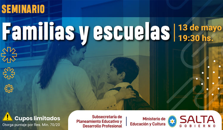 Imagen: Se brindará un seminario sobre Familias y Escuelas