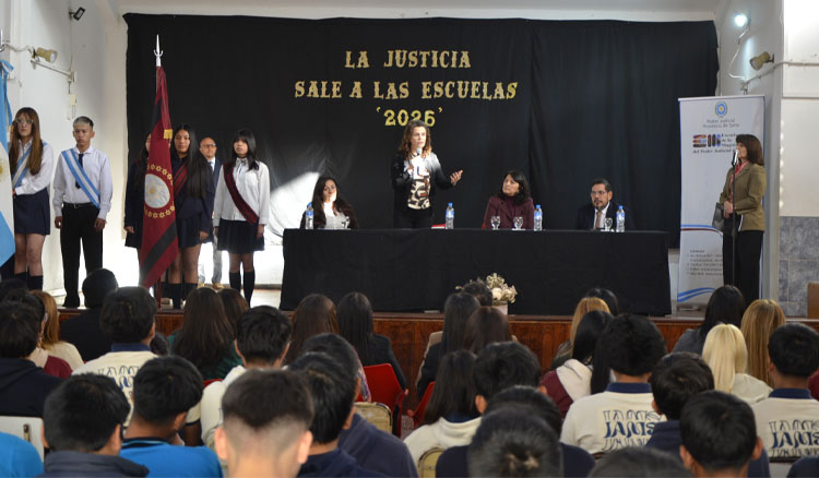 Lanzaron el ciclo 2026 del programa “La Justicia sale a las escuelas”