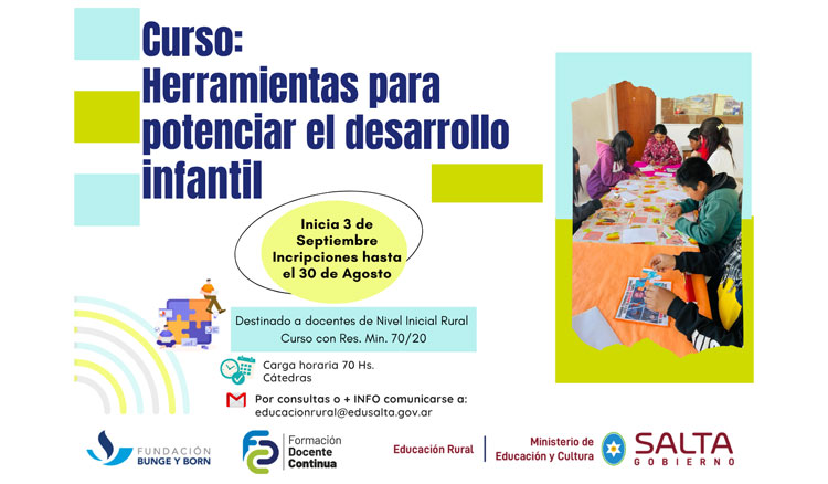 Curso Herramientas para potenciar el desarrollo infantil