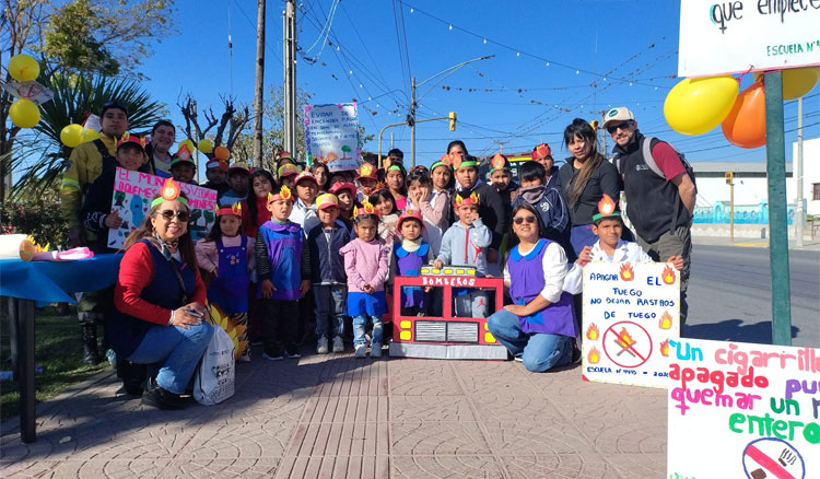 Escuelas rurales de Salta promueven la prevención de incendios forestales