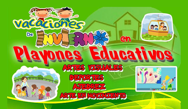 En vacaciones de invierno seguirán funcionando los Playones Educativos