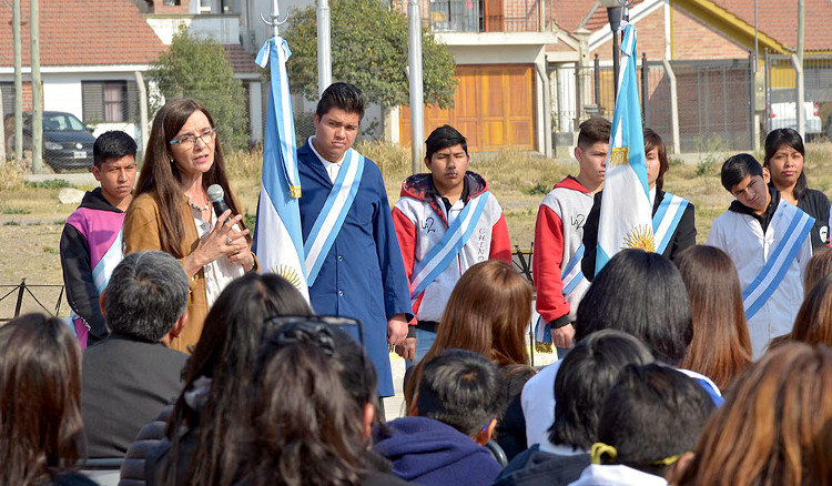 En la escuela Nº 4845 de barrio El Huaico se realizó el acto central por el Día del Maestro
