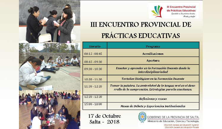 III Encuentro Provincial de Prácticas Educativas