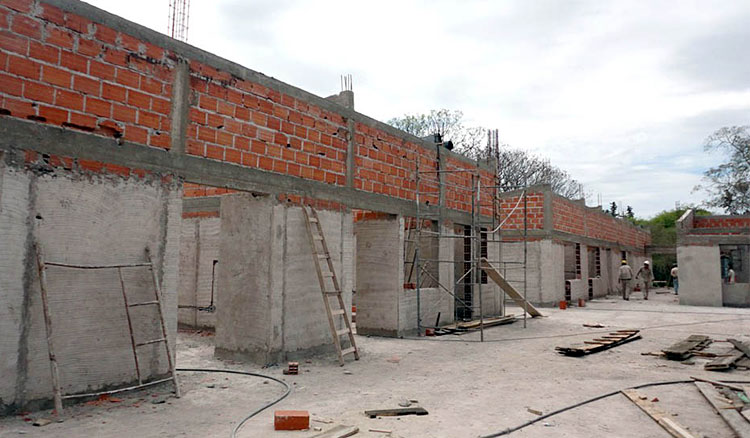 En El Potrero se construye un nuevo edificio para el secundario N° 5223