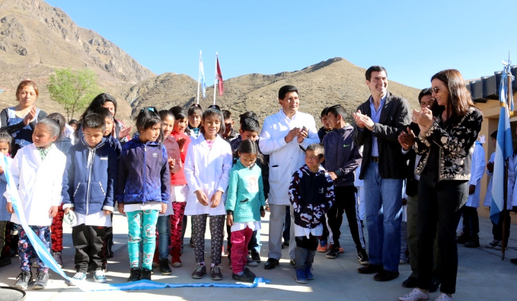 Fue inaugurado el nuevo edificio de la escuela N° 4272 del Abra El Sauce, en Iruya