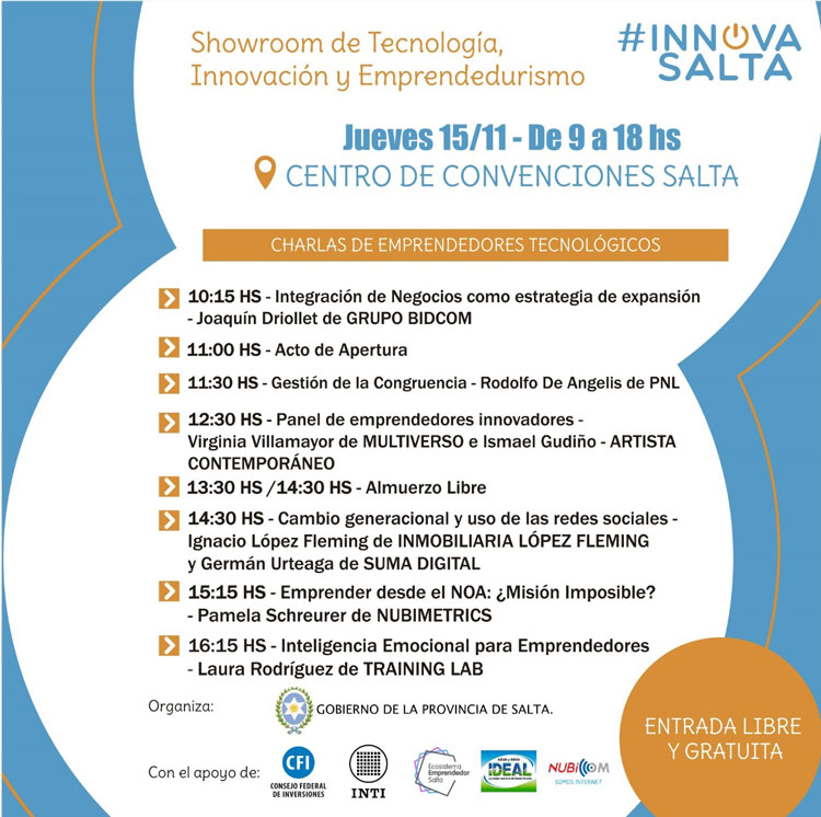 Lanzan la V edición del INNOVA SALTA, showroom de innovación y tecnología