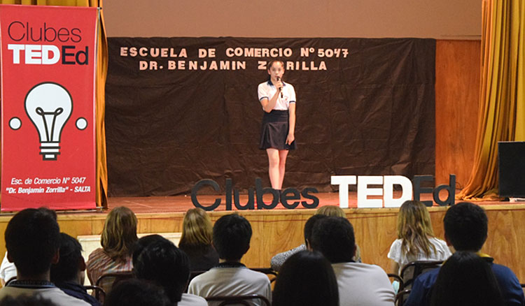Estudiantes de la escuela Dr. Benjamín Zorrilla expusieron sus ideas y propuestas en Clubes TED-Ed