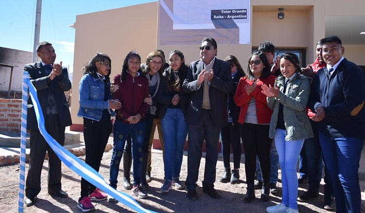 El Gobierno inauguró el primer edificio escolar secundario de Tolar Grande