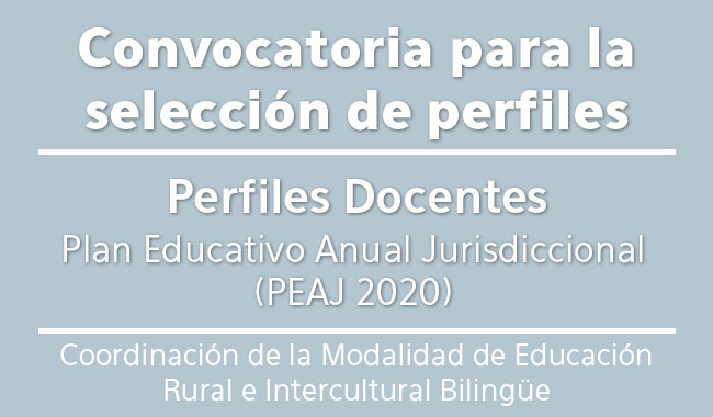 Convocatoria para la cobertura de perfiles Convocatoria para la cobertura de perfiles