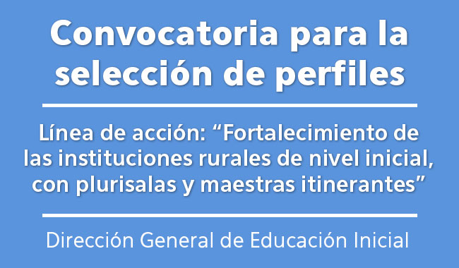 Convocatoria para la cobertura de perfiles Convocatoria para la cobertura de perfiles