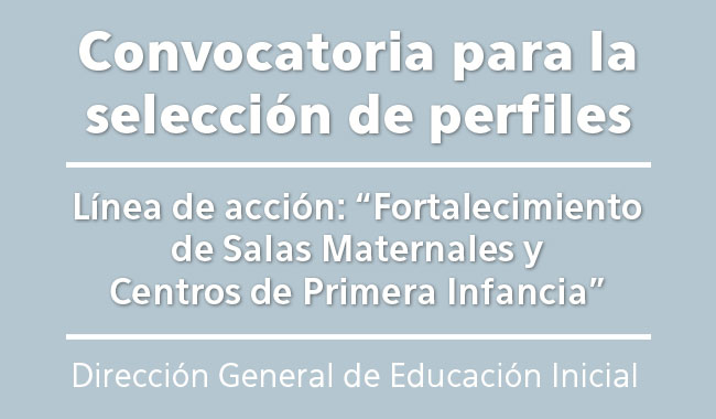 Convocatoria para la cobertura de perfiles Convocatoria para la cobertura de perfiles