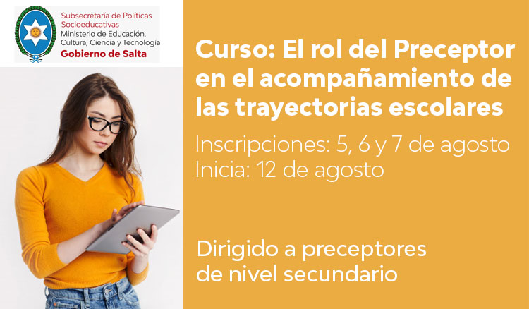 Se dictará una capacitación gratuita para preceptores Se dictará una capacitación gratuita para preceptores