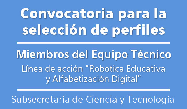 Convocatoria para la cobertura de perfiles Convocatoria para la cobertura de perfiles