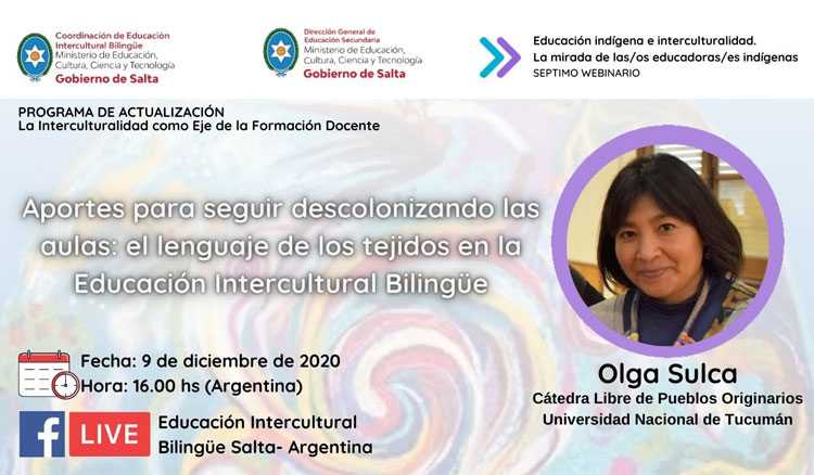 Brindarán webinars sobre educación indígena e interculturalidad