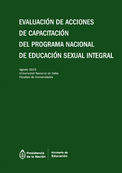 Evaluación de acciones de capacitación del Programa Nacional de Educación Sexual Integral