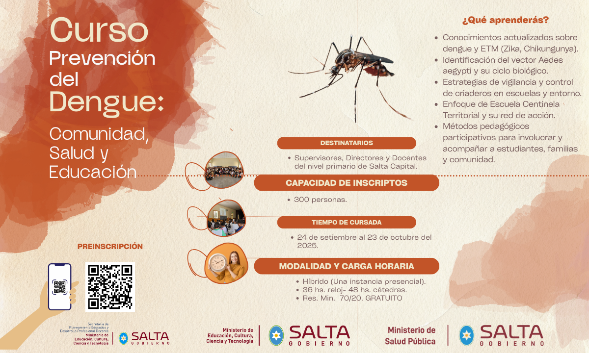Curso Prevención del Dengue: Comunidad, Salud y educación- 2025